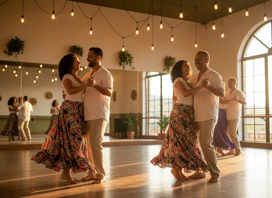 Baile popular con pura alegría